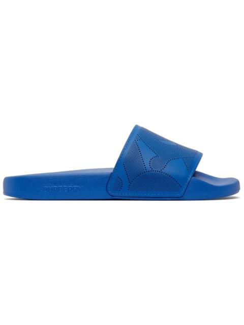 Burberry Furley Slide Warm Royal Blue