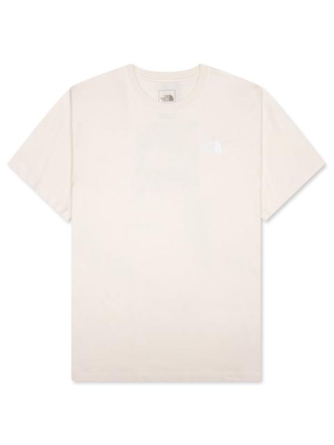 RED WHITE & BLUE REGULAR S/S TEE - WHITE DUNE