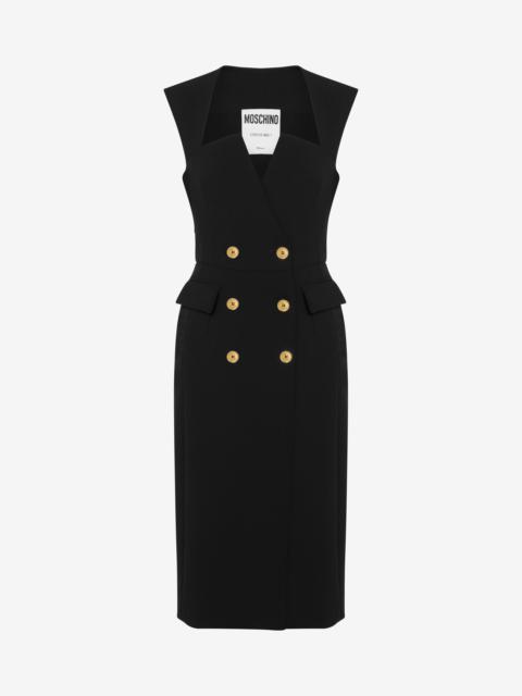 GOLD BUTTONS ROBE MANTEAU DRESS