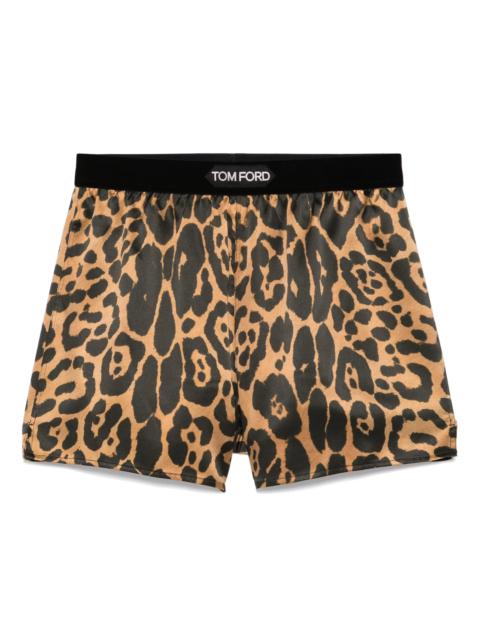 Leopard-print Boxer Shorts