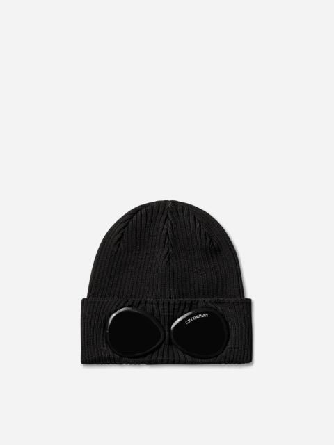 Cotton Goggle Beanie Black