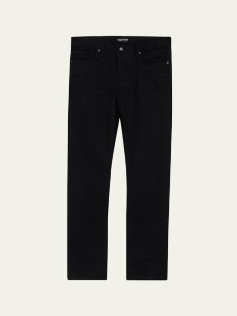 Men's Stretch Denim Straight-Fit Jeans