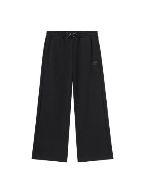 (WMNS) New Balance Fleece Pants 'Black' 6LD37322-BK