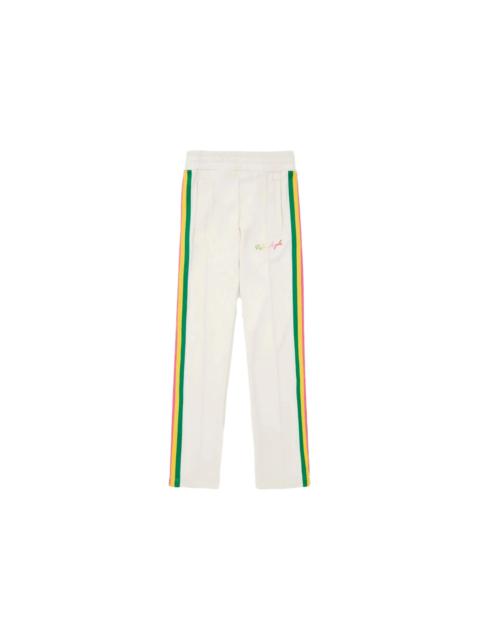Palm Angels Miami Logo Track Pants White/Multi