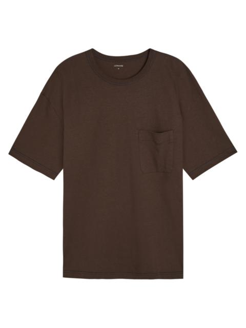 Lemaire Boxy Cotton and Linen-blend T-shirt