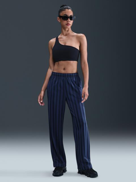 Nike Sportswear Women's Mid-Rise Loose Jacquard Striped Track Pants