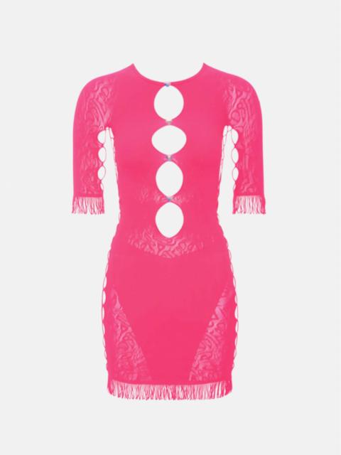 MIRANDA DRESS IN SHOCKING PINK