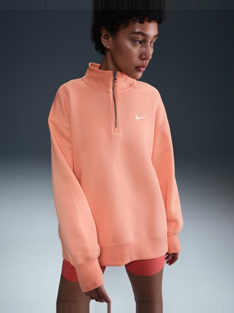 Nike Sportswear Phoenix Fleece Women's Oversized 1/4-Zip Long Sweatshirt