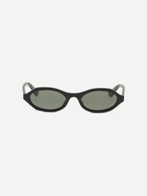 Geometric oval Sunglasses