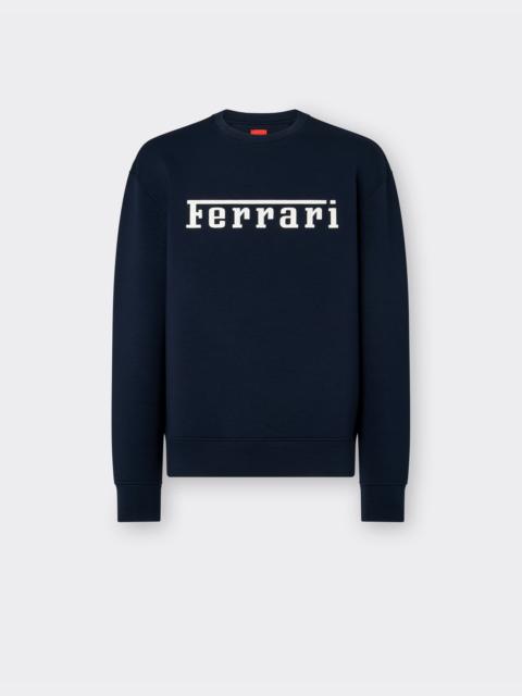 Scuba sweatshirt with Ferrari logo