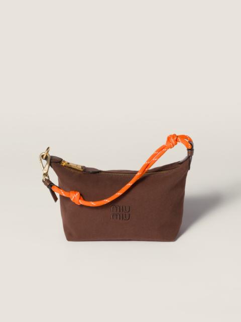 Gabardine pouch