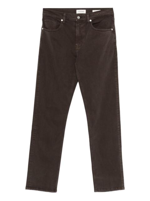 Modern straight trousers