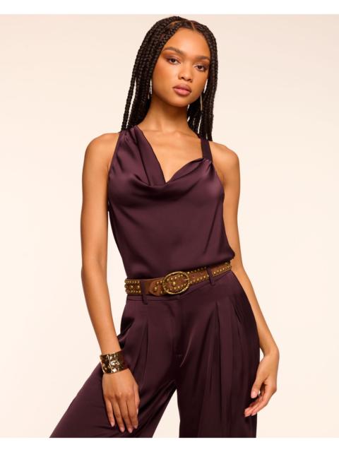 Zoe Cowl Neck Tank Top