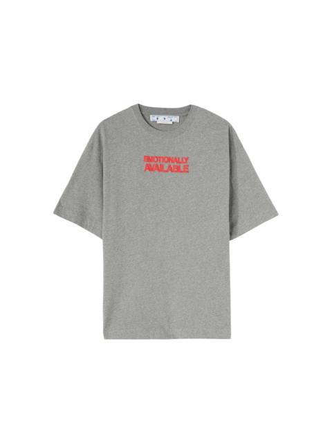 OFF-WHITE Emotion Arrow Over Skate S/S Tee Grey/Orange