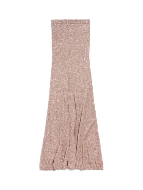 Women's Maxi Skirt in Brown