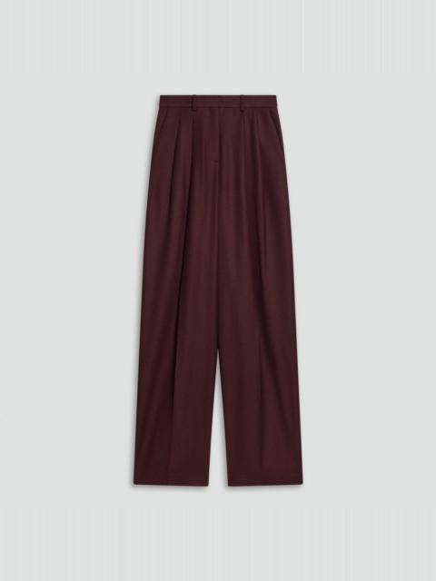 Double Pleat Pant, 33'' in Sleek Flannel