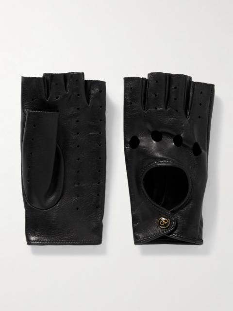 Vlogo Leather Gloves
