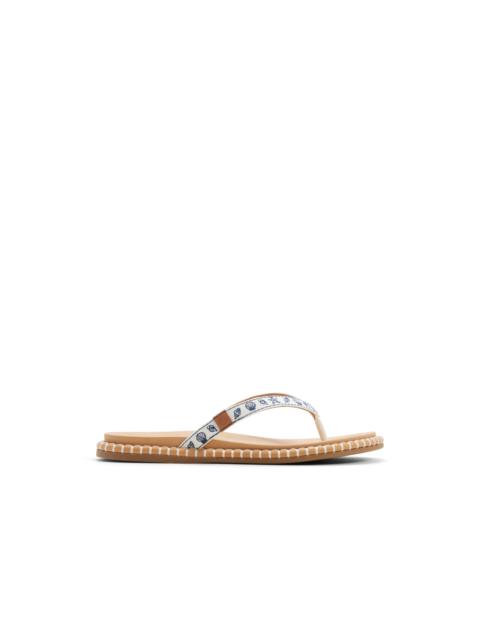 Seafish Floral Thong Sandal