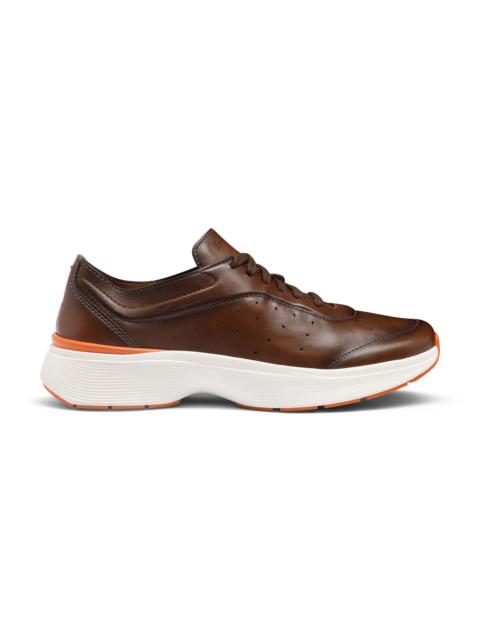 Men's light brown leather Bounce sneaker
