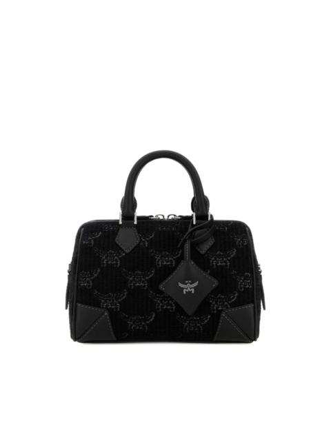 Ella Boston jacquard top handle tote bag