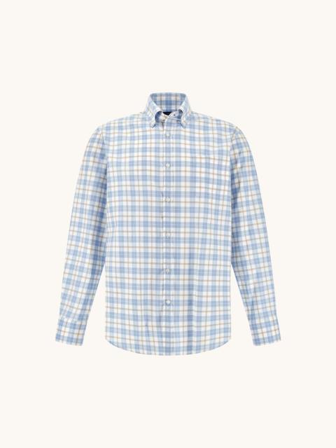 SUMMER BREEZE COTTON SHIRT WITH CHECK PATTERN
