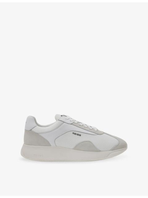 Emmett V2 Bonded-Leather Suede Running Trainers