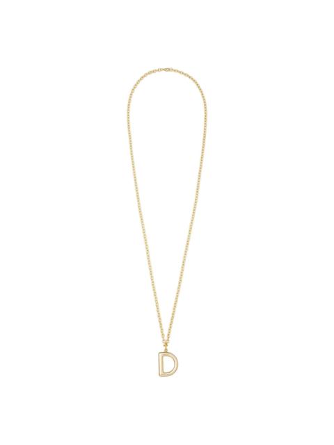 Big Puffy Initial necklace