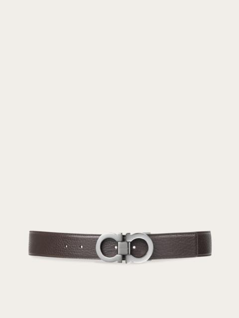 Reversible and adjustable Gancini belt