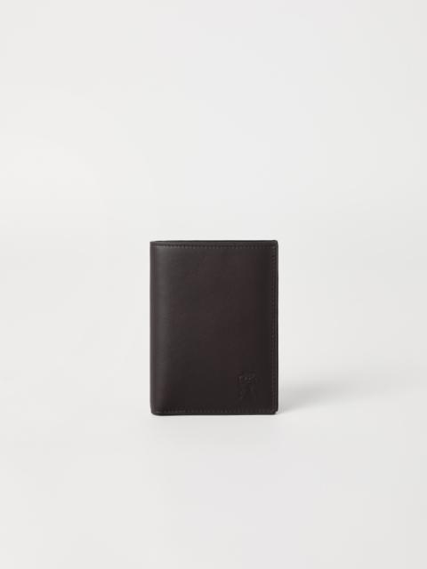 Smooth calfskin passport holder