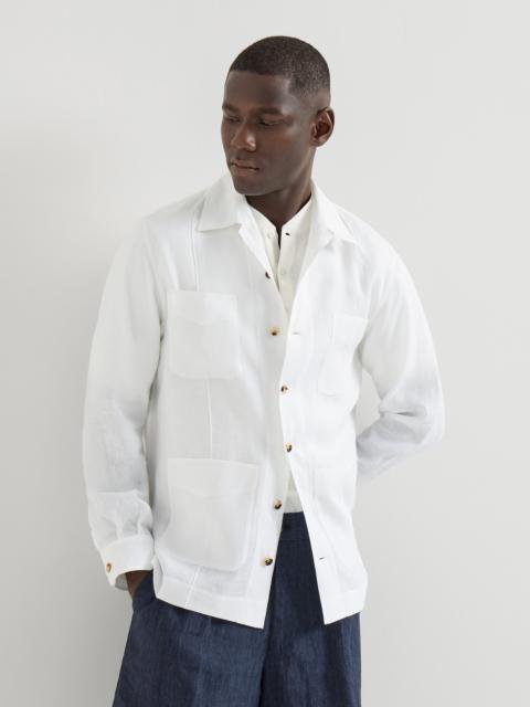 Linen easy fit guayabera