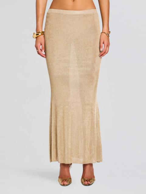 HARMONY METALLIC KNIT SKIRT