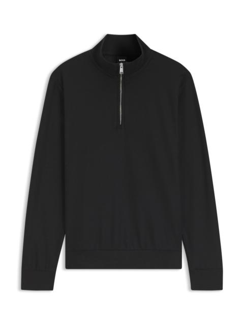 QUARTER-ZIP SWEATSHIRT IN A COTTON BLEND
