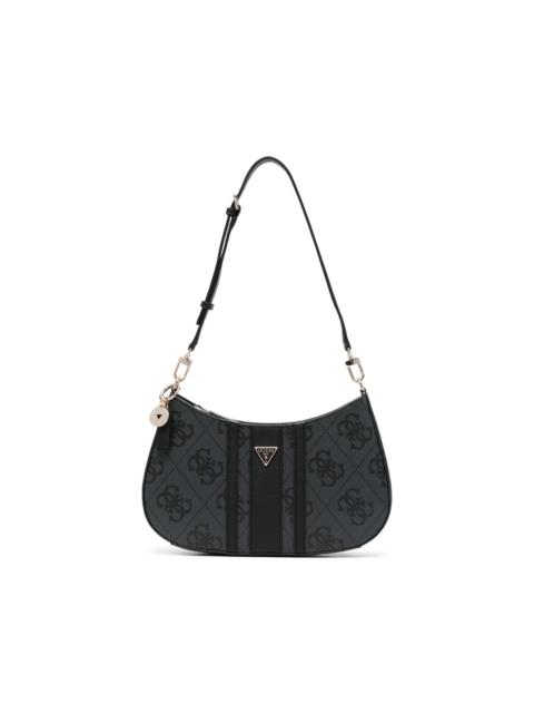 Noelle patterned charm shoulder bag