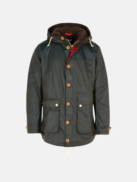 GREEN WAX COTTON PARKA GAME