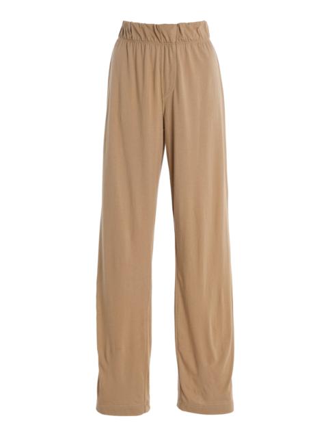 Cotton-Blend Lounge Pants brown
