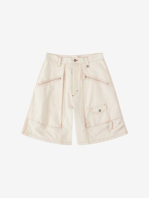 PEIO DENIM SHORTS