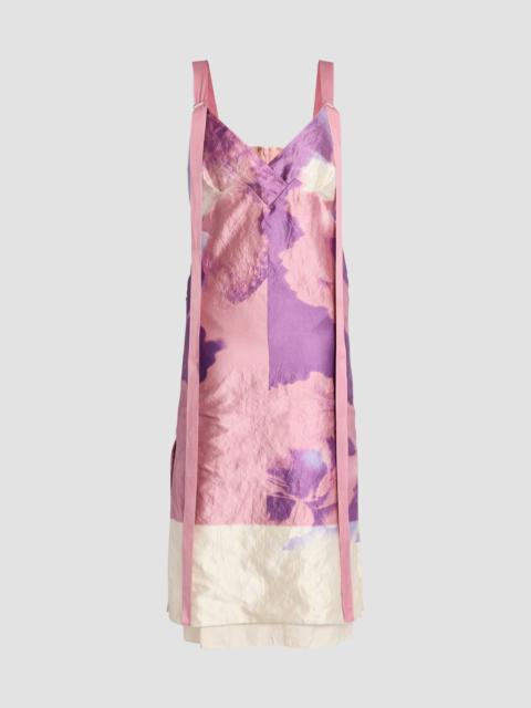 V NECK SLIP COCKTAIL DRESS