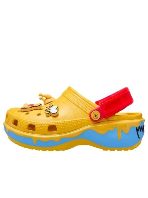 (WMNS) Crocs x Disney Winnie the Pooh Classic Platform Clog 'Yellow Red' 211092-90H