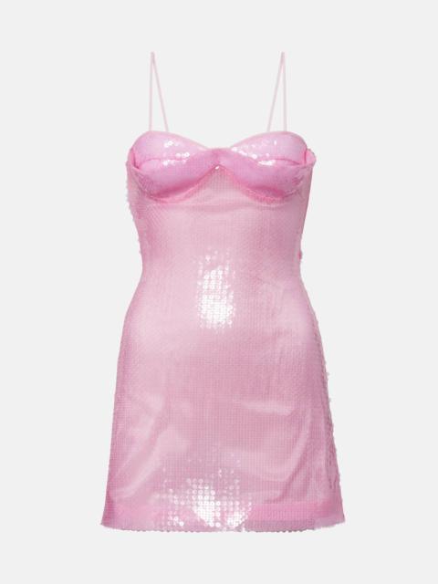 Sequined minidress