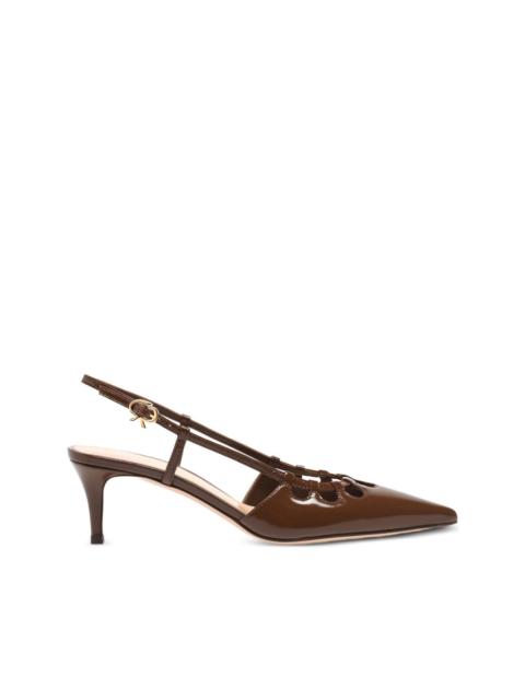 55mm Eloise cut-out heeled pumps