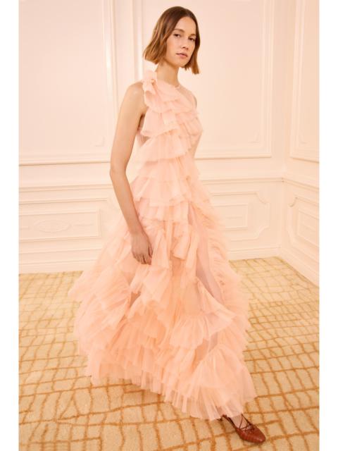 Nepenthe Ruffle Silk Dress