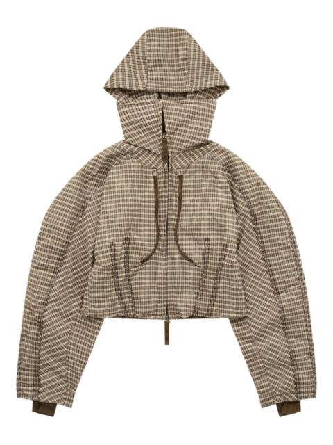 x KNWLS check-pattern jacket