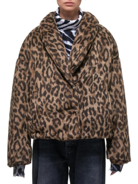 Oversized Leopard Jacket