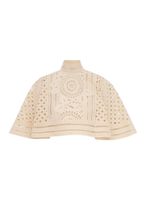 INDRA EMBROIDERED CAPE