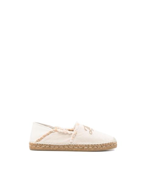 embroidery fringed espadrilles
