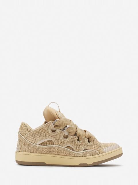 CURB RAFFIA SNEAKERS