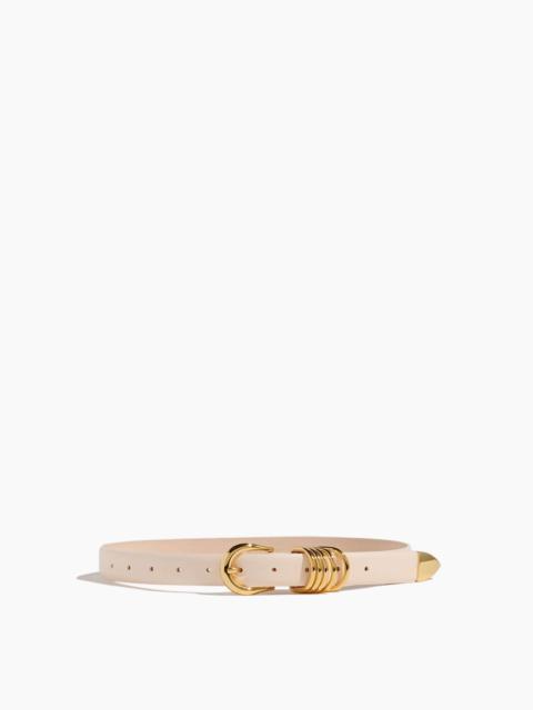 Hollyhock Belt in Ivory/Gold