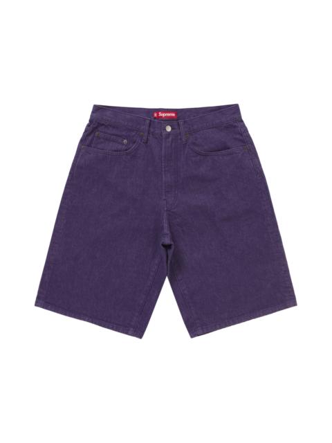 Supreme Baggy Denim Short (SS25) Purple