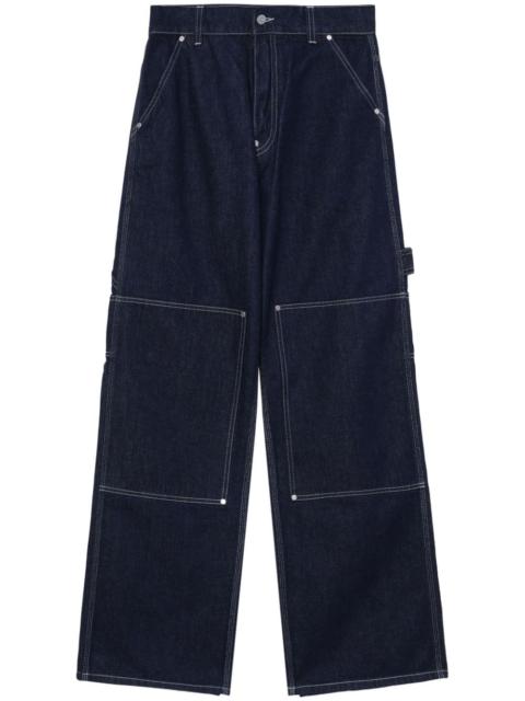 straight-leg cargo jeans
