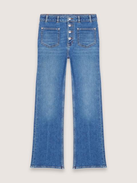 Straight-cut jeans